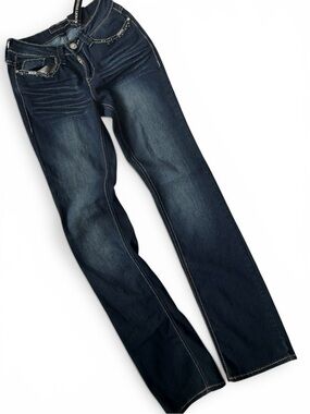 Y2K Cato Contemporary Bootcut Soft Stretch Dark Wash Jeans NWOT